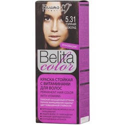 Белита-М Belita сolor  Краска стойкая с витаминами для волос № 5.31 Горячий шоколад (к-т)