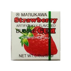 Жевательная резинка Marukawa (4 шарика) с клубничным вкусом, Япония, 5,4 г Акция