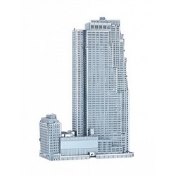 Объемная металлическая 3D модель Rockefeller Plaza арт.K0034/B21112