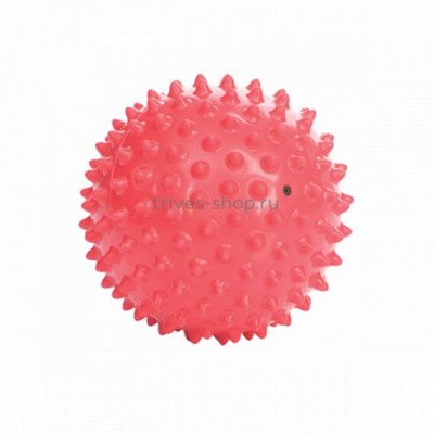 Мяч для занятий лечебной физкультурой (массажный, 15 см., розовый) без насоса М-115, Тривес