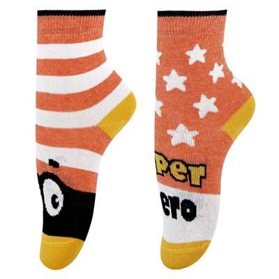 Носки детские Tip-Top, Веселые ножки, Conte kids (17С-10СП) оранжевый