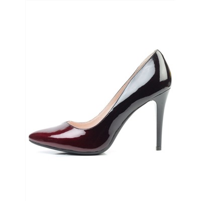 05-DBH06-5 RED/BLACK Туфли женские (натуральная кожа)