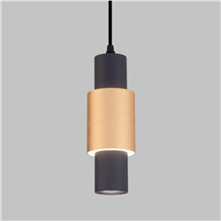 Подвесной светильник 50204/1 LED черный / золото