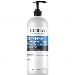 Увлажняющий шампунь для сухих волос Intense Moisture Epica 1000 мл