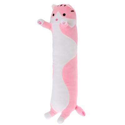 Мягкая игрушка «Кот Батон», цвет розовый, 70 см