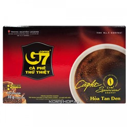 Растворимый черный кофе G7 Trung Nguen, Вьетнам, 30 г Акция