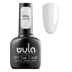 Wula UV Top coat Milky молочный топ 10 мл