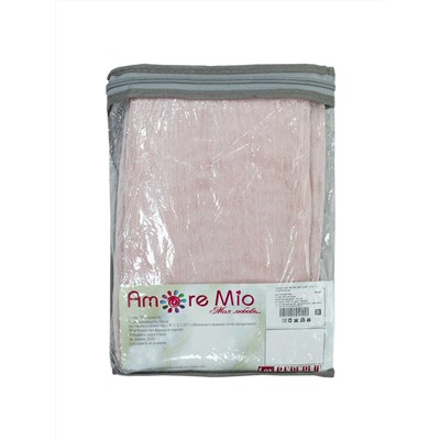 Тюль жаккардовый Amore Mio RR 12017-4156P, розовая пудра, 300*270 см (tr-1042592)