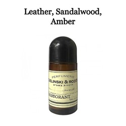 Шариковый дезодорант Zielinski & Rozen Leather, Sandalwood, Amber