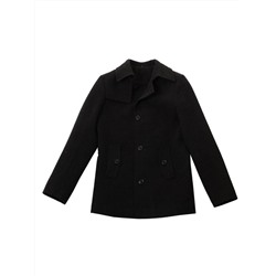 Пальто мужское 215, черный меланж
