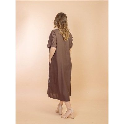 Платье (вискоза) с вышивкой №24-592-2