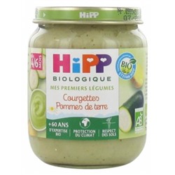 HiPP Mes Premiers L?gumes Courgettes Pommes de Terre d?s 4-6 Mois Bio 125 g