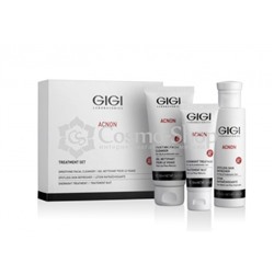 GiGi Acnon Acne Treatment Set 3 Products / Набор Чистая кожа 3 пр.( мыло+ночной крем + эссенция)