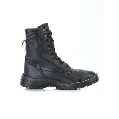 05-9004 BLACK Ботинки зимние мужские (искусственная кожа, искусственный мех)