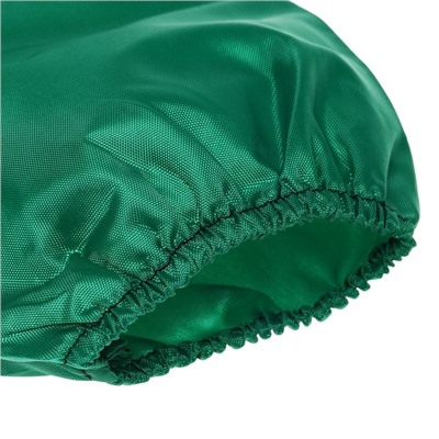 Фартук-накидка с рукавами для труда, 610 х 440 мм, 3 кармана, рост 120-140 см, Calligrata, зелёный, длина рукава 34 см