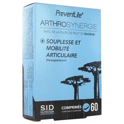 S.I.D Nutrition PreventLife ArthroSynergie 60 Comprim?s