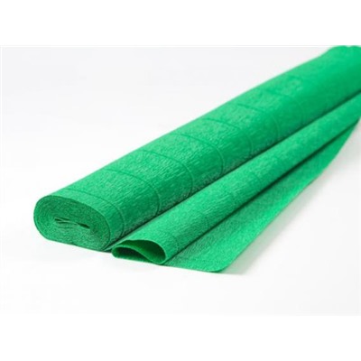 Бумага гофрированная простая 50смх2,5м зеленый