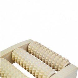 Массажер для ног малый зубчатый Счеты , деревянный (одна секция), МА4115, Тимбэ Продакшен