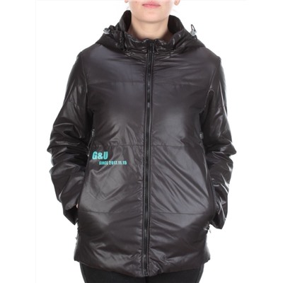 006 BLACK Куртка демисезонная женская (100 гр. синтепон)