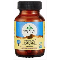 Турмерик Формула (куркумин) Органик Индия (Turmeric formula Organic India), 60 капсул