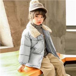 Куртка  детская  арт КД60, цвет:серый