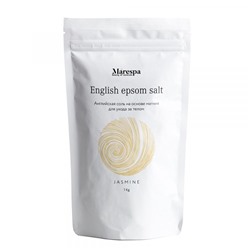 Английская соль для ванн Эпсом , c эфирным маслом жасмина и ванили