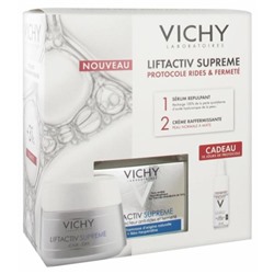Vichy LiftActiv Supreme Soin Correcteur Anti-Rides et Fermet? Peau Normale ? Mixte 50 ml + H.A. Epidermic Filler S?rum 10 ml Offert