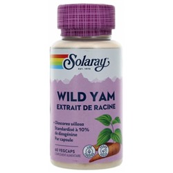 Solaray Wild Yam - Igname Sauvage 60 Capsules V?g?tales