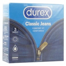 Durex Classic Jeans 3 Pr?servatifs