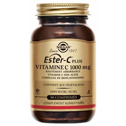Solgar Ester-C Plus Vitamine C 1000 mg 90 Comprim?s