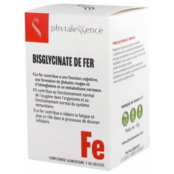 Phytalessence Bisglycinate de Fer 60 G?lules