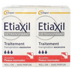 Etiaxil D?transpirant Traitement Transpiration Excessive Lot de 2 x 15 ml