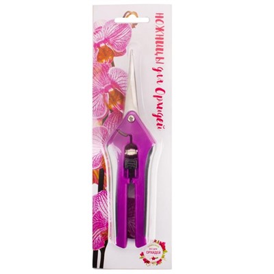 Ножницы садовые, 6.5" (16.5 см), с пластиковыми ручками, МИКС