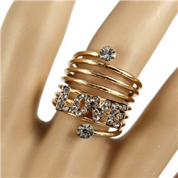Многослойное кольцо «LOVE»