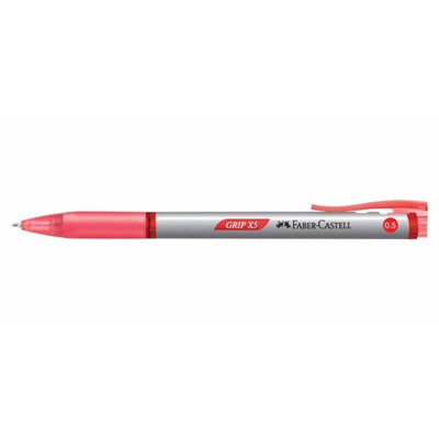 Шариковая ручка Grip X5, красная, 0,5 мм, в картонной коробке, 10 шт