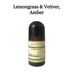Шариковый дезодорант Zielinski & Rozen Lemongrass & Vetiver, Amber