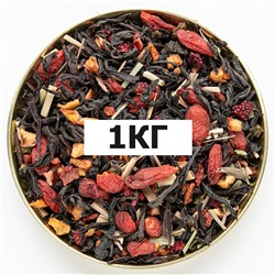Черный чай Земляника - годжи 1кг