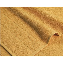 Светло-коричневое махровое полотенце (А)