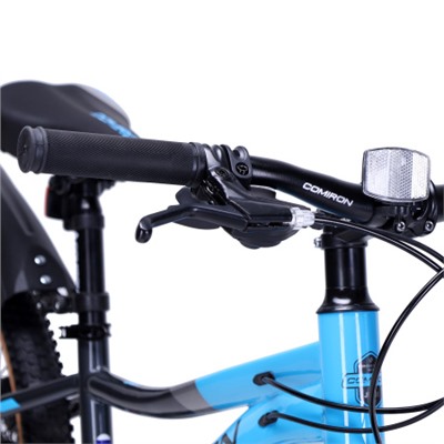 Велосипед 20" рама 10" 7sp GT2007S B COMIRON SMART, жёсткая вилка, сине-серый