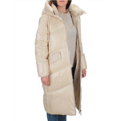 S8086 LT. BEIGE Пальто зимнее женское (200 гр. тинсулейт)