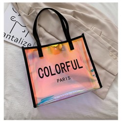 Комплект сумка и косметичка, арт А36 цвет: горизонтальный чёрный
