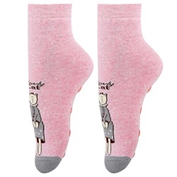 Носки детские махровые, антискользящие, Tip-Top Веселые ножки, Conte kids (17С-45СП)	светло-розовый