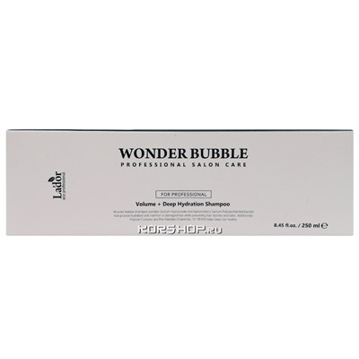 Увлажняющий шампунь для волос Wonder Bubble Lador, Корея, 250 мл Акция