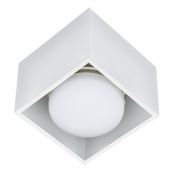DLC-S609 GX53 WHITE Светильник декоративный накладной, серия Sotto. Без лампы, цоколь GX53. Металл. Белый. TM Fametto