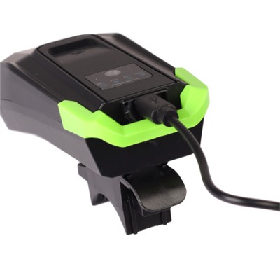 Фонарь передний  интеллектуальный COMIRON "SMART4" ABS; свет: 2xT6, 800lm; 4000 mAh USB ближний/дальний свет, сигнал 120Дб. 5 режимов зелёный /уп 100/