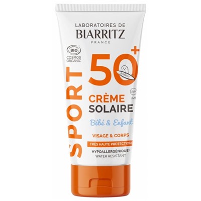 Laboratoires de Biarritz Sport Cr?me Solaire B?b? and Enfant SPF50+ Bio 50 ml