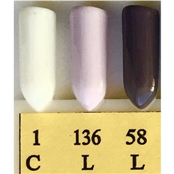 NICE UV GEL-лак (SHELLAC) №136 GL 7мл лилов.серый/6