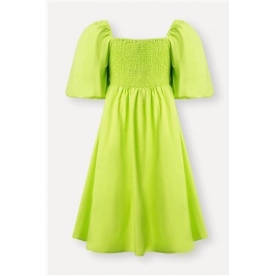 Платье жен. зеленый лимон