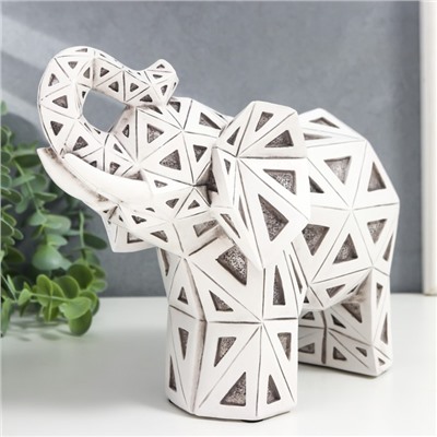 Сувенир полистоун 3D "Слон Геометрия" 25,7 см