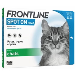 Frontline Spot-On Chat 4 Pipettes